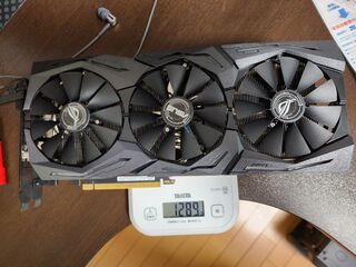 RTX2060の重量、1,289g