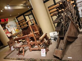 近代機械の展示