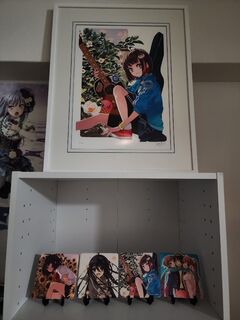 版画を飾ってみたところ