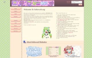 nekowebのトップページ